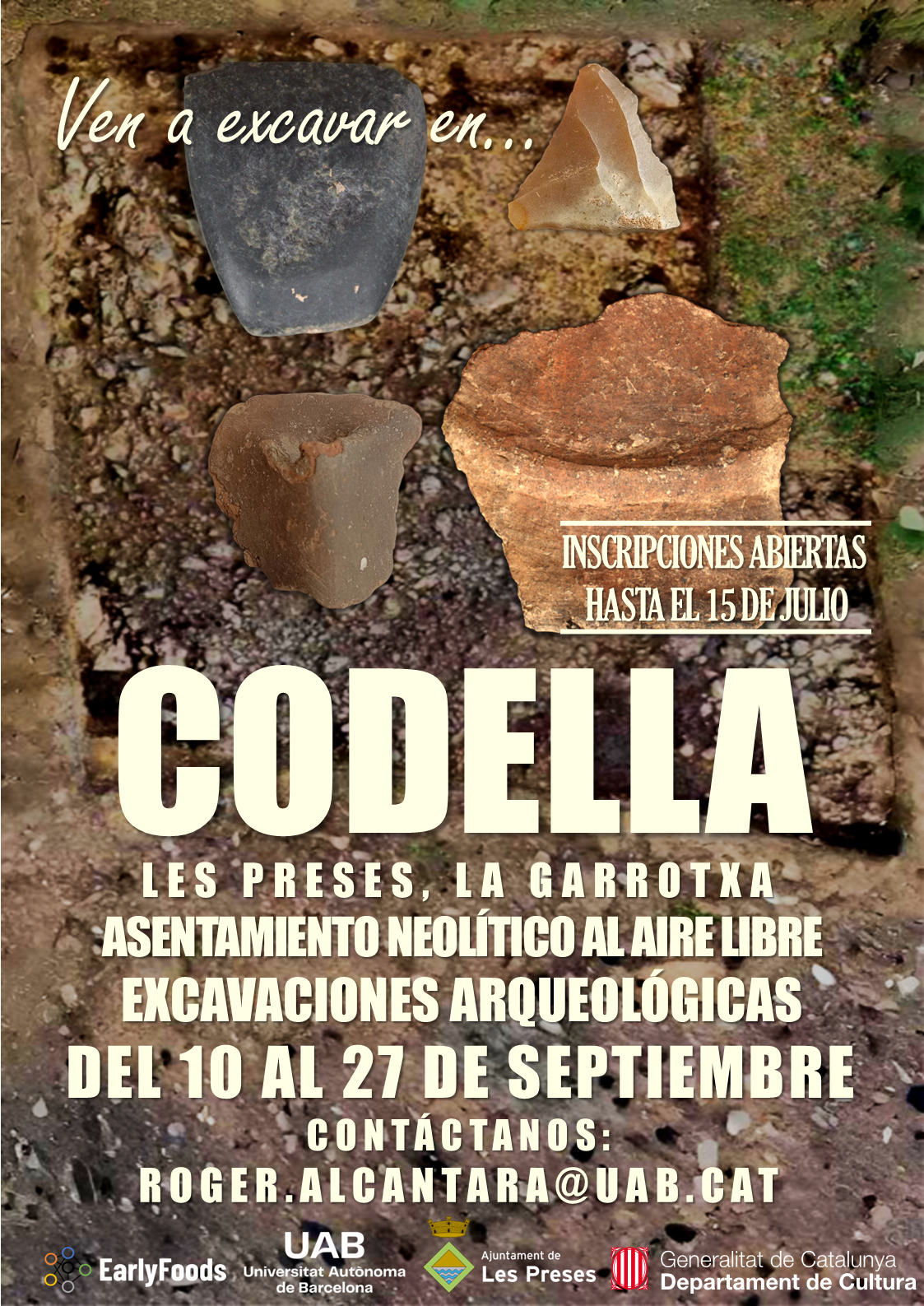 Come Dig with Us! Join Our Archaeological Fieldwork in Catalonia, September 2025